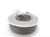 На катушке Медный провод 24AWG 10м 0,2 кв.мм (40*0,08мм) (серый, UL3135) LFW-24Gr в мягкой силиконовой изоляции