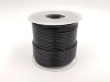 На катушке Медный провод 24AWG 30м 0,2 кв.мм (40*0,08мм) (черный, UL3135) LFW-24B в мягкой силиконовой изоляции