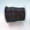 На катушке Медный провод 30AWG 100м 0,06 кв.мм (11*0,08мм) (черный, UL3135) LFW-30B в мягкой силиконовой изоляции фото 3