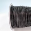 На катушке Медный провод 30AWG 100м 0,06 кв.мм (11*0,08мм) (черный, UL3135) LFW-30B в мягкой силиконовой изоляции фото 2