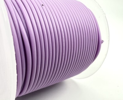 На катушке Медный провод 24AWG 30м 0,2 кв.мм (40*0,08мм) (сиреневый, UL3135) LFW-24V в мягкой силиконовой изоляции