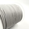 На катушке Медный провод 24AWG 30м 0,2 кв.мм (40*0,08мм) (серый, UL3135) LFW-24Gr в мягкой силиконовой изоляции фото 0