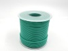 На катушке Медный провод 24AWG 30м 0,2 кв.мм (40*0,08мм) (зеленый, UL3135) LFW-24G в мягкой силиконовой изоляции