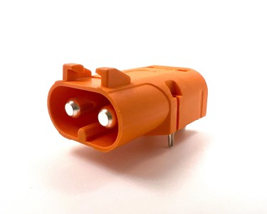 Разъем Amass LCB40PW-M (вилка, 45А, оранжевый)