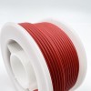 На катушке Медный провод 30AWG 10м 0,06 кв.мм (11*0,08мм) (красный, UL3135) LFW-30R в мягкой силиконовой изоляции фото 0