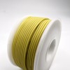 На катушке Медный провод 28AWG 10м 0,08 кв.мм (16*0,08мм) (желтый, UL3135) LFW-28Y в мягкой силиконовой изоляции фото 3