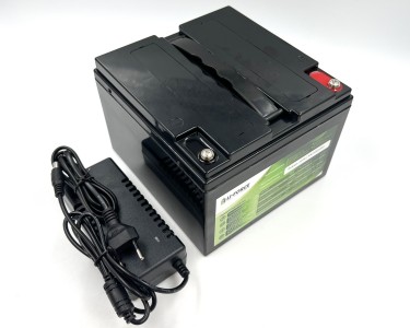 Комплект- Аккумулятор 12В 45Ач LF-1245-9534 (LiFePO4, 4S3P, P)+ЗУ 5A 14,4В