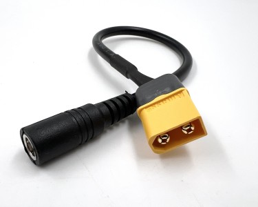 Разъём DC 2,1*5,5 (10А, гнездо, шнур) -> XT60H-M (вилка), 250мм