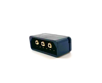 Разъем Amass ICM150S17PB-M (вилка, 40А, черный), 10шт