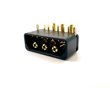 Разъем Amass ICM150S17PW-M (вилка, 40А, черный), 10шт