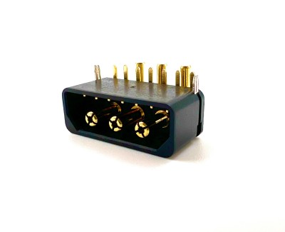 Разъем Amass ICM150S17PW-M (вилка, 40А, черный), 10шт