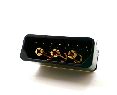 Разъем Amass ICM150S17PW-M (вилка, 40А, черный), 10шт