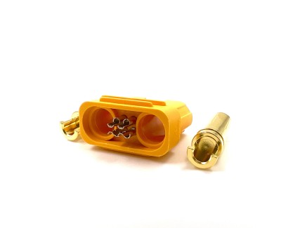Разъем Amass AS150U-F (2+4) (розетка, 150А, желтый)