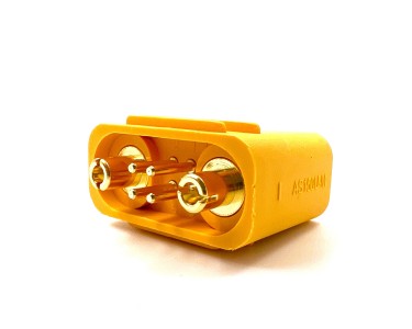Разъем Amass AS150UPB-M (вилка, 150А, желтый)
