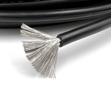 13AWG 2,5 мм² Медный провод в силиконовой изоляции (черный, UL3135) LFW-13B