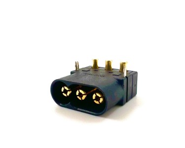 Разъем Amass MR60PW-M (вилка, 60А, черный)