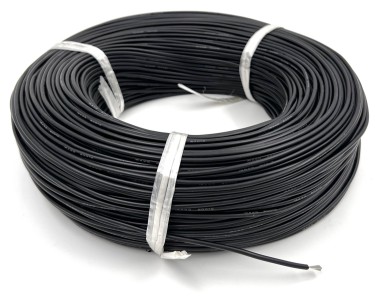 16AWG 1,27 мм² Медный провод в силиконовой изоляции (черный, UL3135) LFW-16B