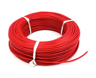 13AWG 2,5 мм² Медный провод в силиконовой изоляции (красный, UL3135) LFW-13R
