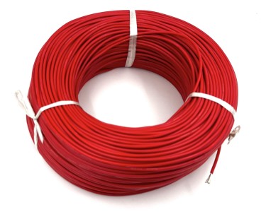 15AWG 1,5 мм² Медный провод в силиконовой изоляции (красный, UL3135) LFW-15R