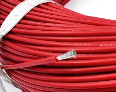 18AWG 0,75 мм² Медный провод в силиконовой изоляции (красный, UL3135) LFW-18R