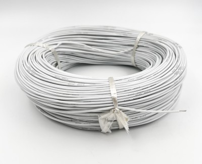 18AWG 0,75 мм² Медный провод в силиконовой изоляции (белый, UL3135) LFW-18W