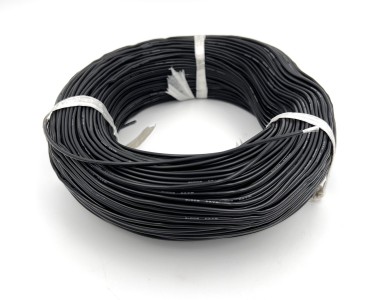 18AWG 0,75 мм² Медный провод в силиконовой изоляции (черный, UL3135) LFW-18B