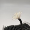 На катушке Медный провод 18AWG 15м 0,75 кв.мм (150*0,08мм) (черный, UL3135) LFW-18B в мягкой силиконовой изоляции фото 4