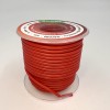 На катушке Медный провод 18AWG 15м 0,75 кв.мм (150*0,08мм) (красный,, UL3135) LFW-18B в мягкой силиконовой изоляции фото 4