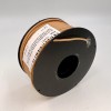 На катушке Медный провод 24AWG 100м 0,2 кв.мм (40*0,08мм) (оранжевый, UL3135) LFW-24O в мягкой силиконовой изоляции фото 3
