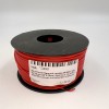 На катушке Медный провод 24AWG 100м 0,2 кв.мм (40*0,08мм) (красный, UL3135) LFW-24R в мягкой силиконовой изоляции фото 3