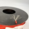 На катушке Медный провод 24AWG 100м 0,2 кв.мм (40*0,08мм) (красный, UL3135) LFW-24R в мягкой силиконовой изоляции фото 0