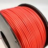 На катушке Медный провод 24AWG 100м 0,2 кв.мм (40*0,08мм) (красный, UL3135) LFW-24R в мягкой силиконовой изоляции фото 5