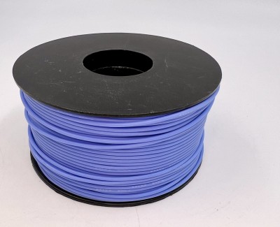 На катушке Медный провод 24AWG 100м 0,2 кв.мм (40*0,08мм) (синий, UL3135) LFW-24Bl в мягкой силиконовой изоляции