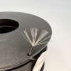 На катушке Медный провод 24AWG 100м 0,2 кв.мм (40*0,08мм) (черный, UL3135) LFW-24B в мягкой силиконовой изоляции фото 4