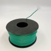 На катушке Медный провод 24AWG 100м 0,2 кв.мм (40*0,08мм) (зеленый, UL3135) LFW-24G в мягкой силиконовой изоляции фото 3