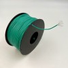 На катушке Медный провод 24AWG 100м 0,2 кв.мм (40*0,08мм) (зеленый, UL3135) LFW-24G в мягкой силиконовой изоляции фото 6