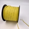 На катушке Медный провод 22AWG 100м 0,3 кв.мм (60*0,08мм) (желтый, UL3135) LFW-22Y в мягкой силиконовой изоляции фото 5