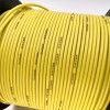 На катушке Медный провод 22AWG 100м 0,3 кв.мм (60*0,08мм) (желтый, UL3135) LFW-22Y в мягкой силиконовой изоляции фото 3