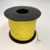 На катушке Медный провод 22AWG 100м 0,3 кв.мм (60*0,08мм) (желтый, UL3135) LFW-22Y в мягкой силиконовой изоляции фото 0