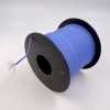 На катушке Медный провод 22AWG 100м 0,3 кв.мм (60*0,08мм) (синий, UL3135) LFW-22Bl в мягкой силиконовой изоляции фото 0