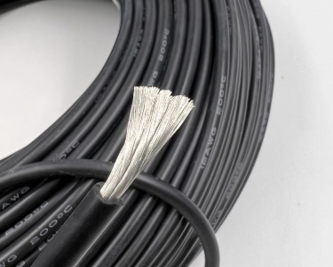 12AWG 3,4 мм² Медный провод в силиконовой изоляции (черный, UL3135) LFW-12B