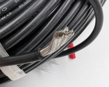 12AWG 3,4 мм² Медный провод в силиконовой изоляции (черный, UL3135) LFW-12B