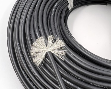 12AWG 3,4 мм² Медный провод в силиконовой изоляции (черный, UL3135) LFW-12B