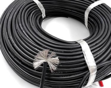 12AWG 3,4 мм² Медный провод в силиконовой изоляции (черный, UL3135) LFW-12B