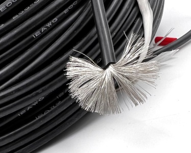 12AWG 3,4 мм² Медный провод в силиконовой изоляции (черный, UL3135) LFW-12B