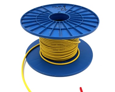 12AWG 3,4 мм² Медный провод в силиконовой изоляции (желтый, UL3135) LFW-12Y