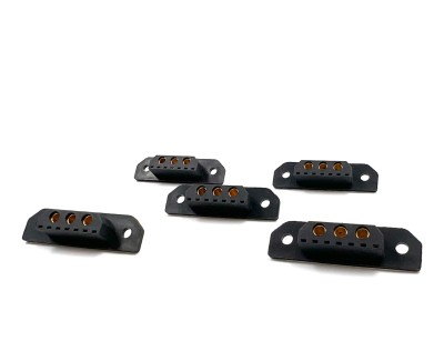 Разъем Amass ICM150S17S-F (розетка, 40А, черный), 10шт