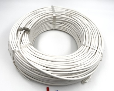 12AWG 3,4 мм² Медный провод в силиконовой изоляции (белый, UL3135) LFW-12W