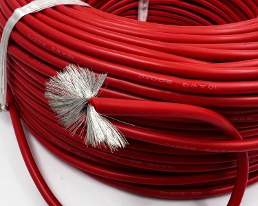 10AWG 5,3 мм² Медный провод в силиконовой изоляции (красный, UL3135) LFW-10R