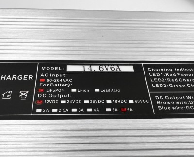 Зарядное устройство 14,4В 6A (4S LiFePO4) DL-120W-12